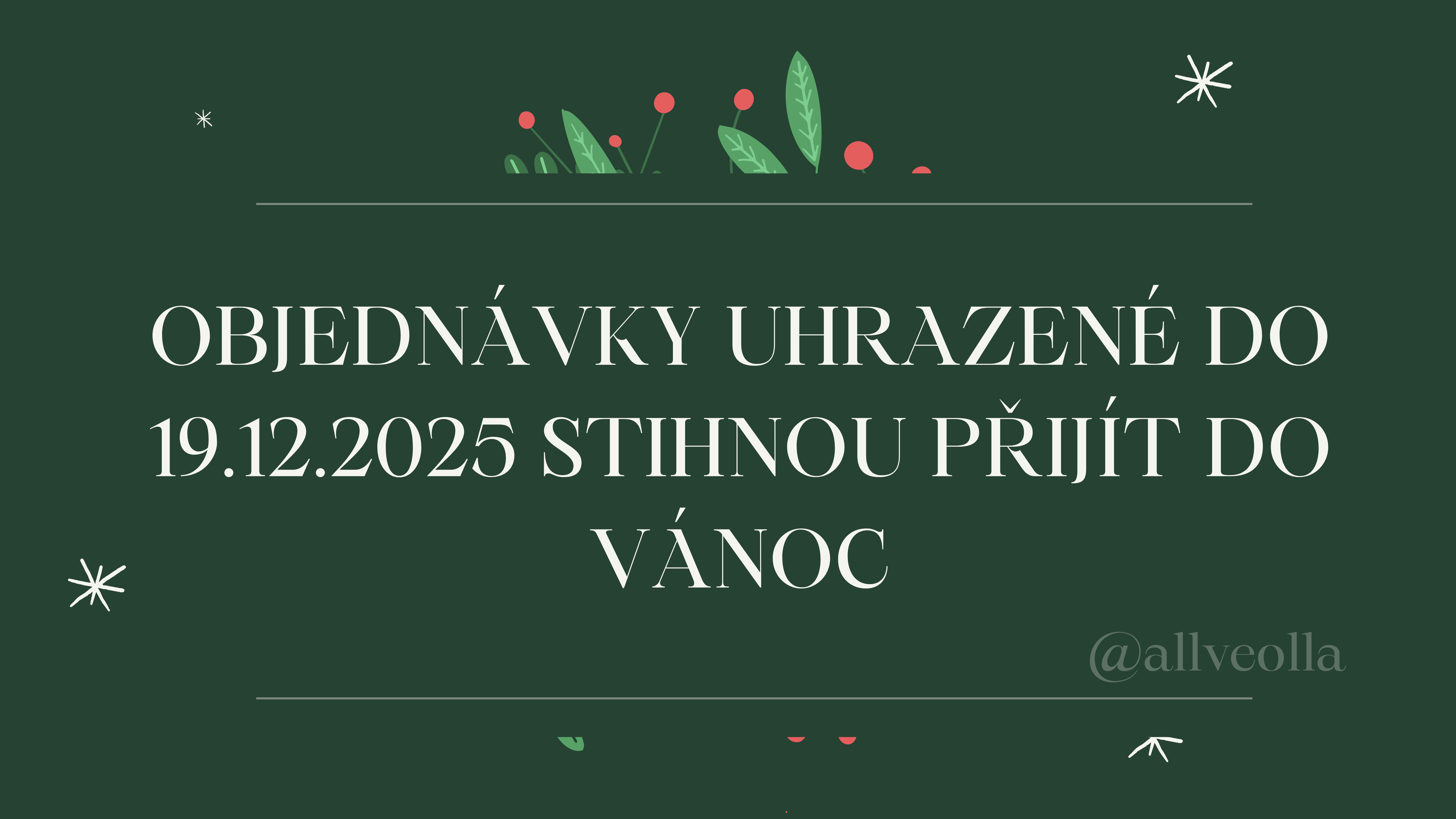 Green and Red Cheerful Foliage Christmas Greeting Events and Special Interest Presentation